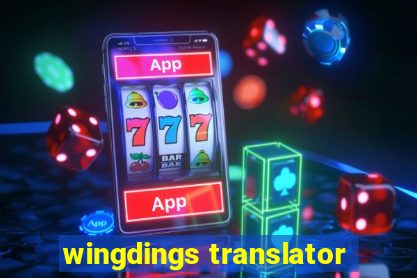 wingdings translator